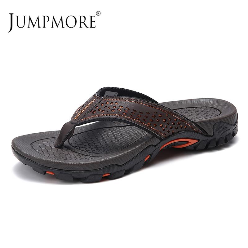 Flip Flop Leather Men - Summer Flip Flops Men Shoes Outdoor