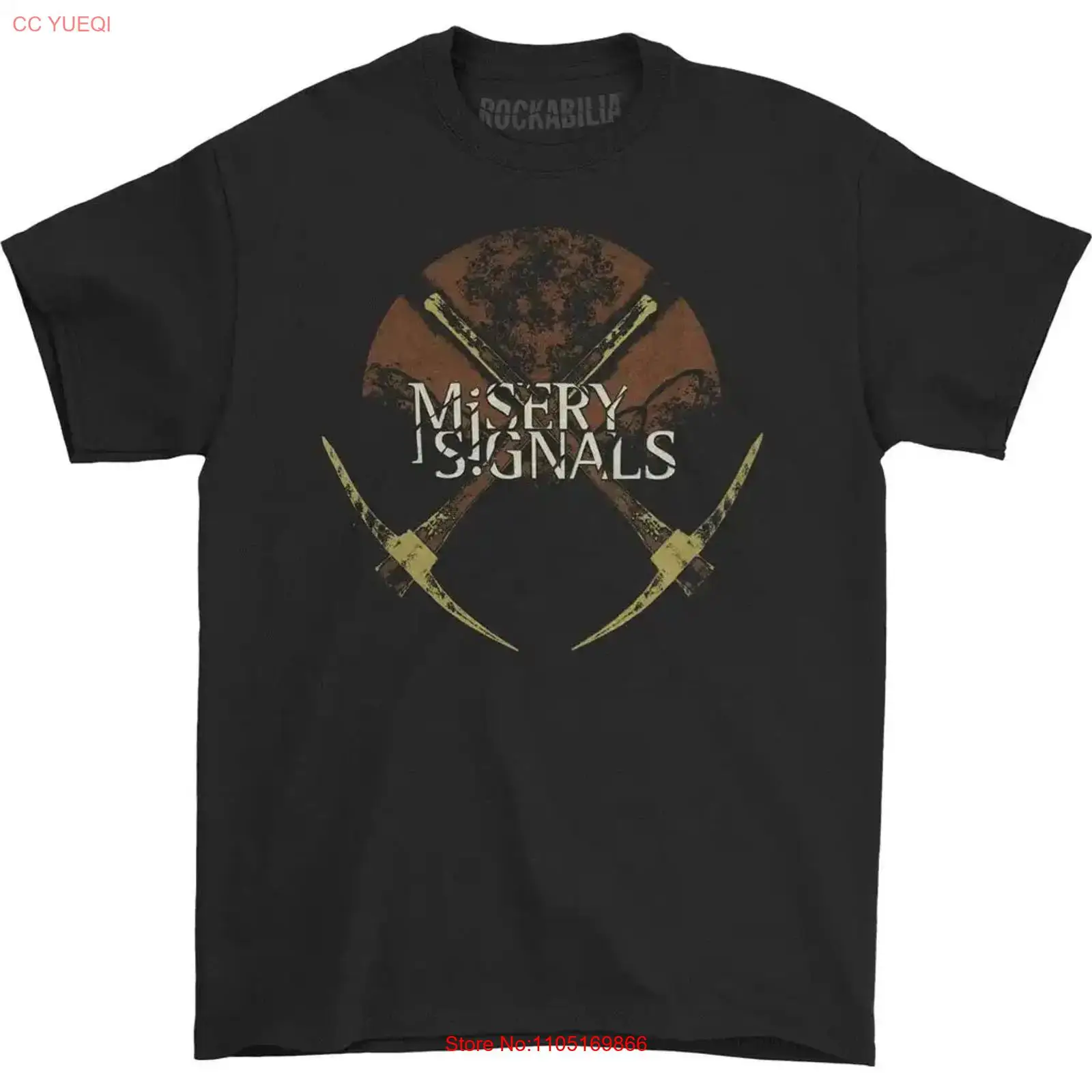 Tee Graphic Print - misery signals T Shirt vintage Washed