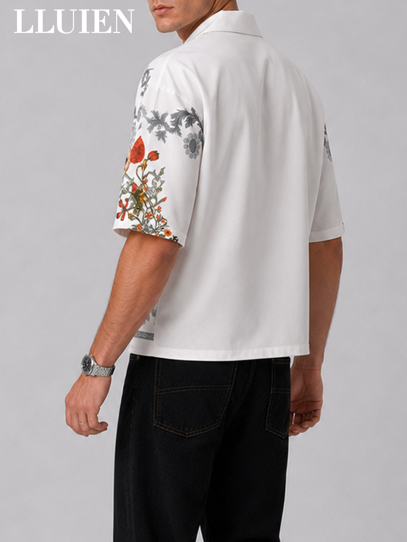 LLUIEN 2026 Summer New Fashion - Resort Shirt Floral ulasan dan harga