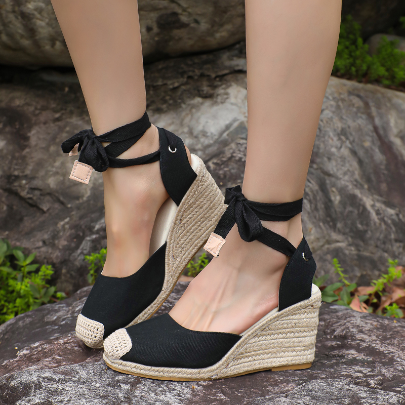 Wedges Shoes for Women Slip on - Espadrille Slip On ulasan dan harga