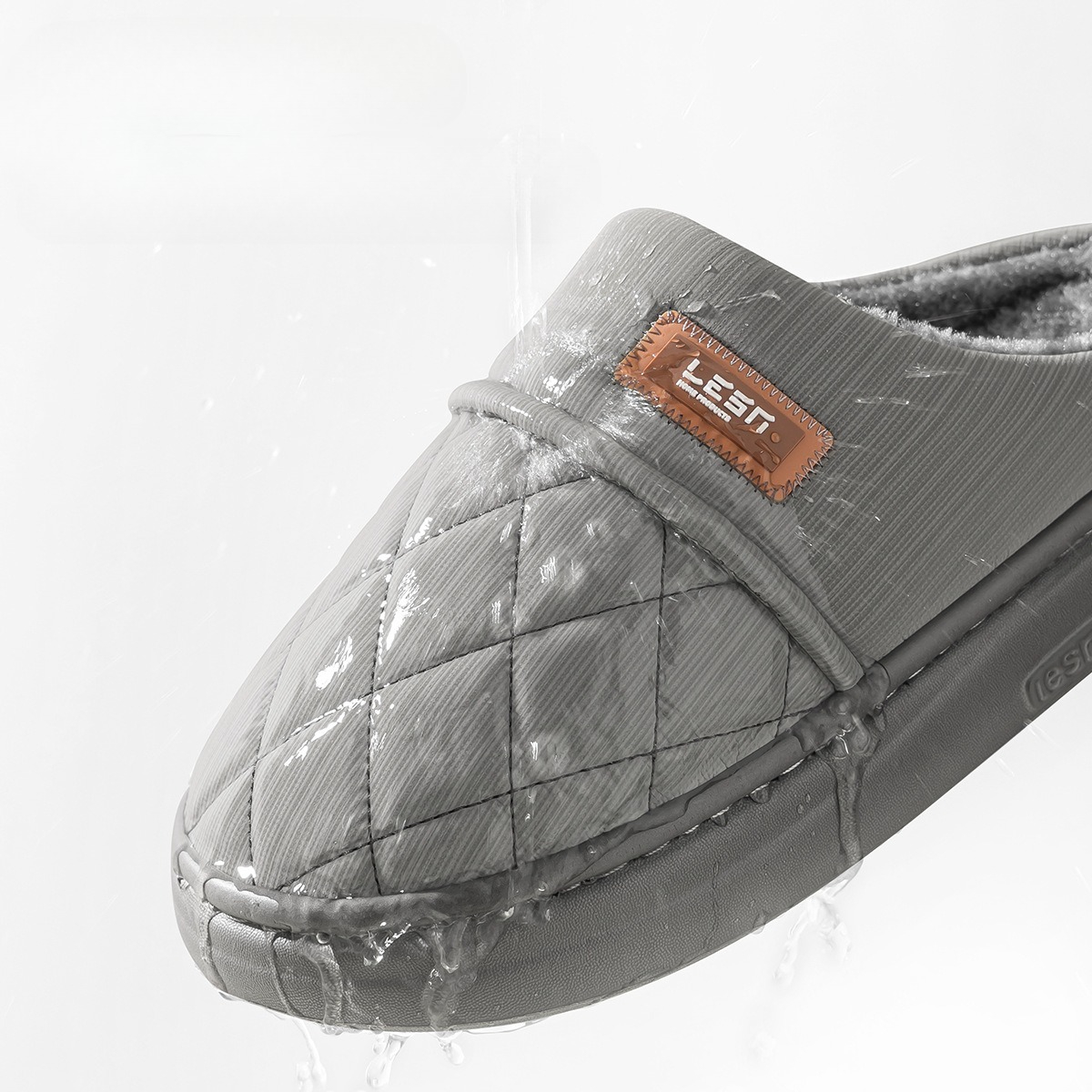 Winter Warm Slipper Women Men  - Flip Flop Leather Men ulasan dan harga
