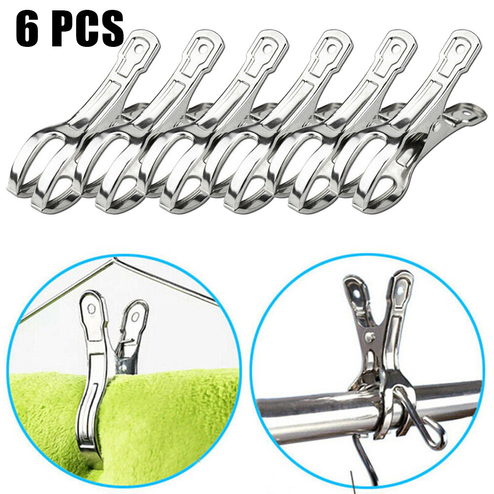 6Pcs 9CM Stainless Steel Heavy - Beach Towel Large ulasan dan harga