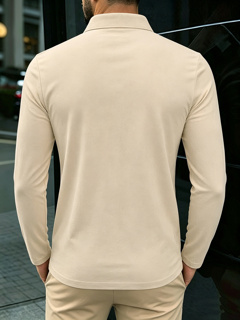 Men's Linen Blend Long Sleeve  - Linen Shirt Breathable ulasan dan harga