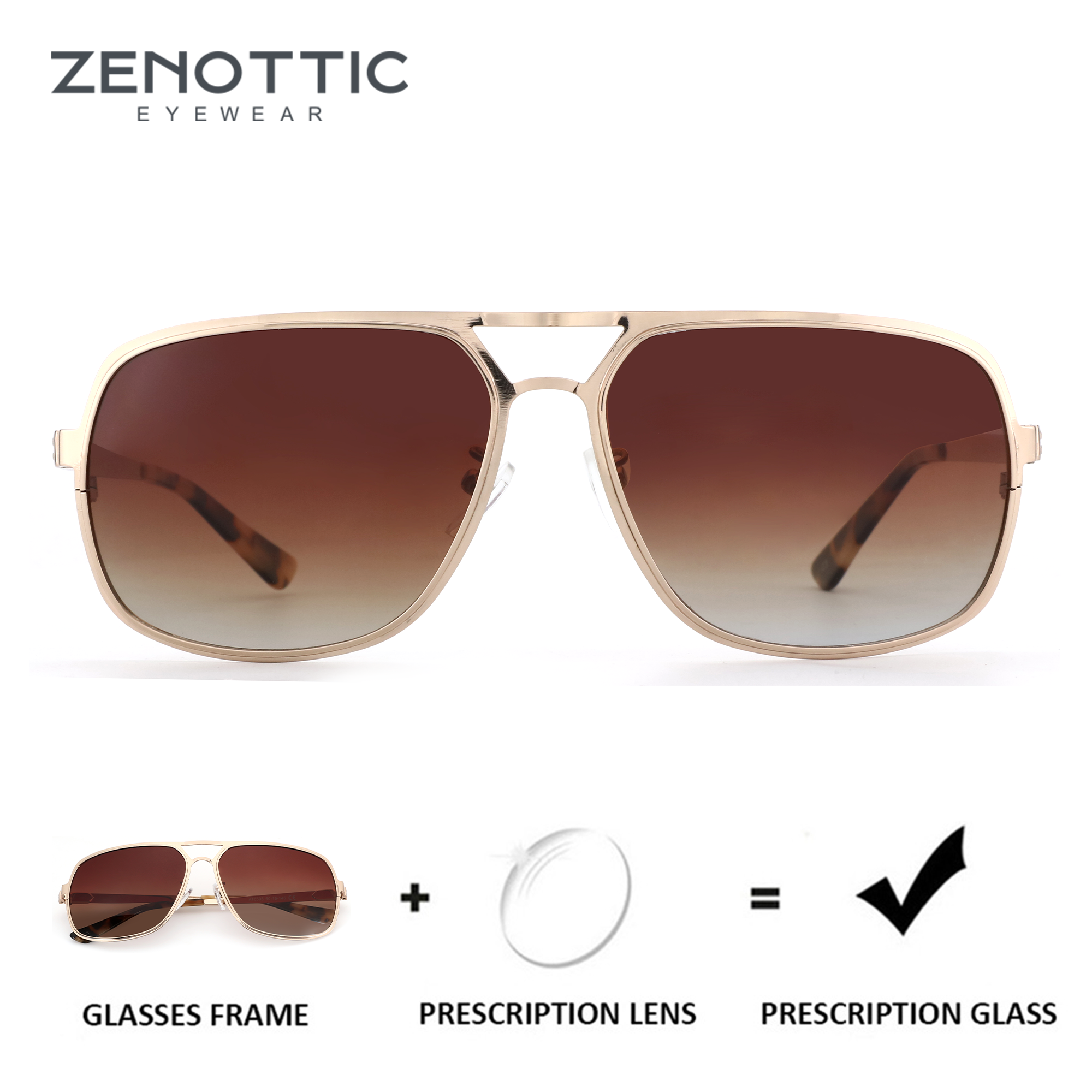 ZENOTTIC（XL Size）High Quilty M - Sunglasses Aviator Polarized ulasan dan harga
