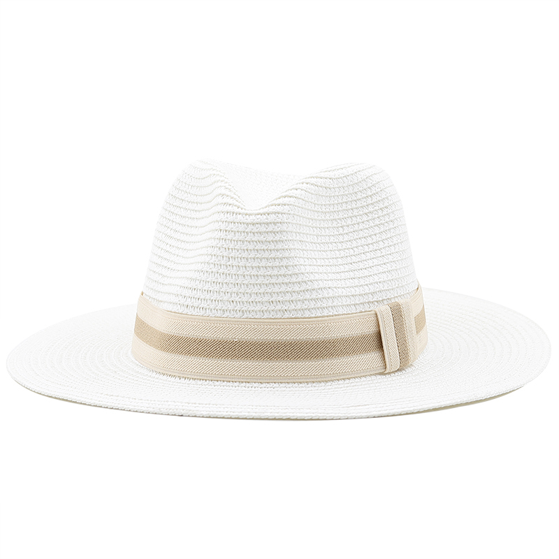 54-58-60CM Womens Summer Panam - Bucket Hat Straw ulasan dan harga