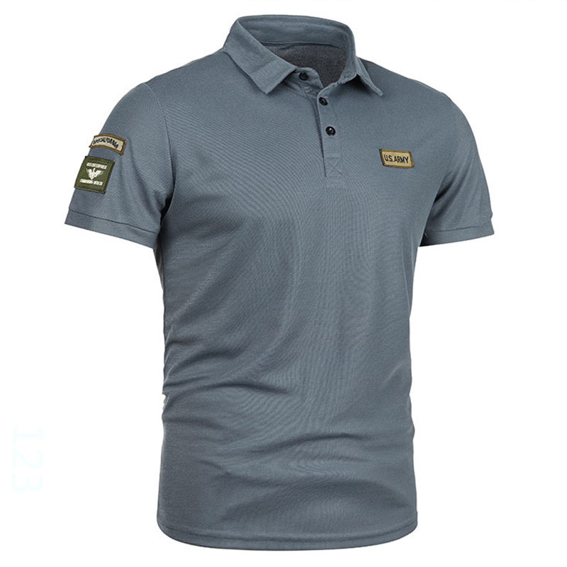 Korean Solid Color Men's Polo  - Polo Shirt Pique ulasan dan harga
