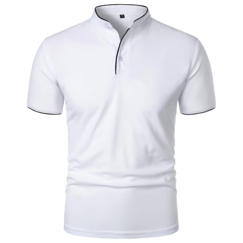 New Men's Short Sleeve Collar  - Polo Shirt Pique ulasan dan harga