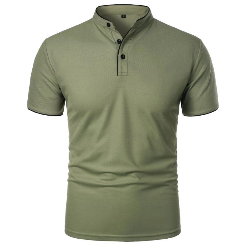 New Men's Short Sleeve Collar  - Polo Shirt Pique ulasan dan harga