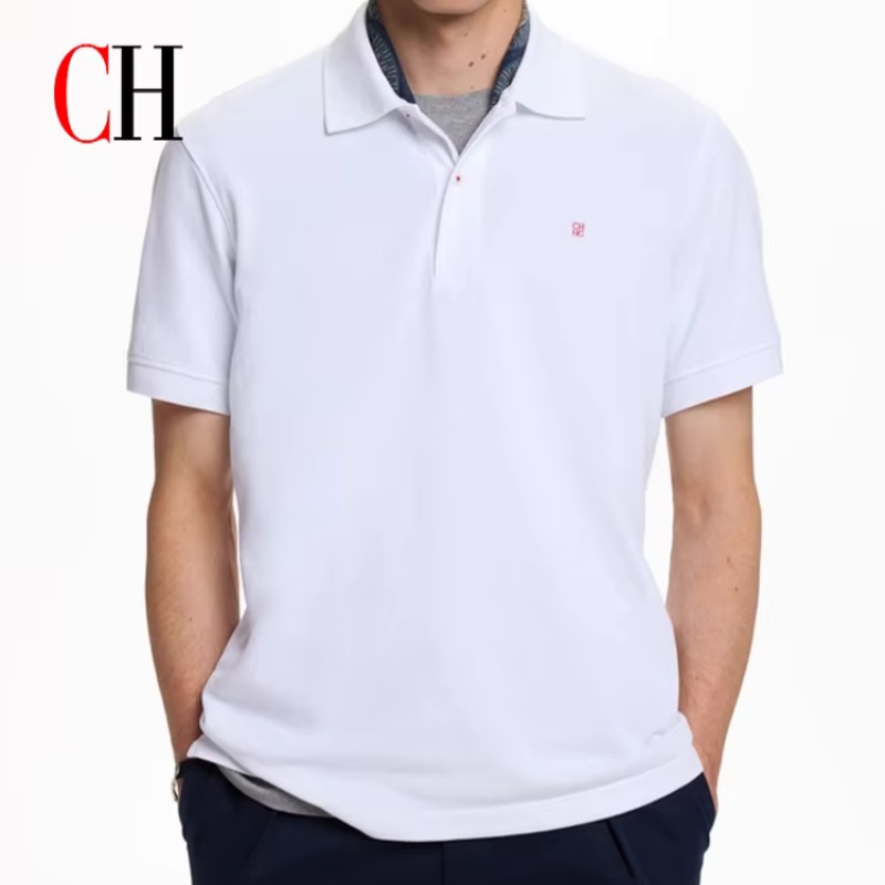 CH Men's Basic  Polo Shirt Sho - Polo Shirt Pique ulasan dan harga