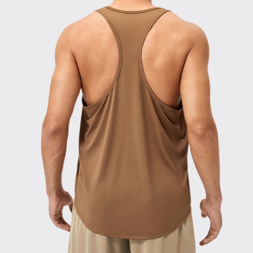 Men's Sleeveless Shirt Fitness - Tank Top Muscle ulasan dan harga
