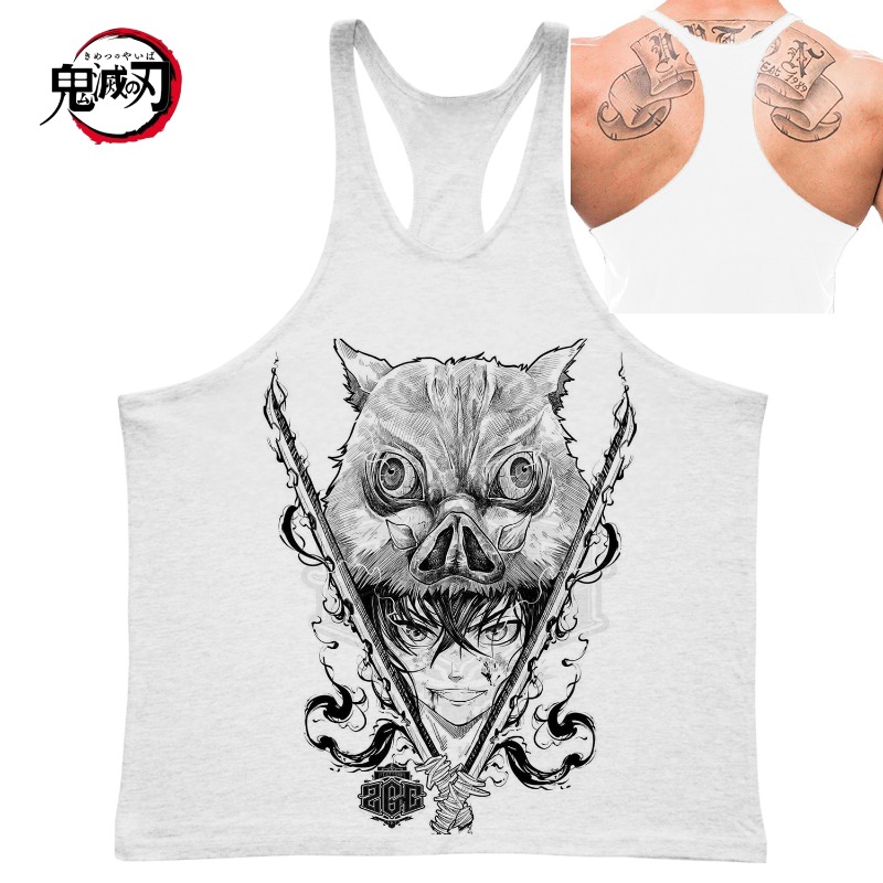 Demon Slayer Tanjiro's Hinokam - Tank Top Muscle ulasan dan harga