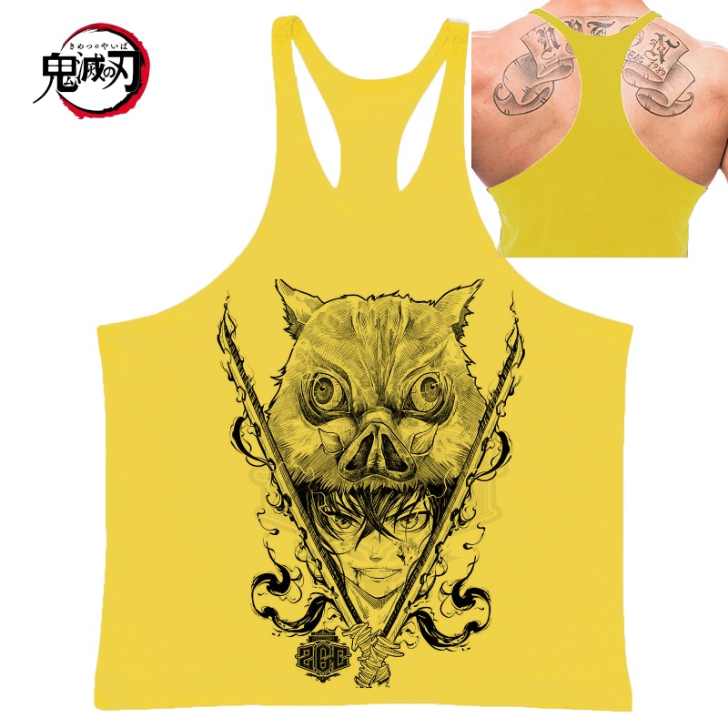 Demon Slayer Tanjiro's Hinokam - Tank Top Muscle ulasan dan harga