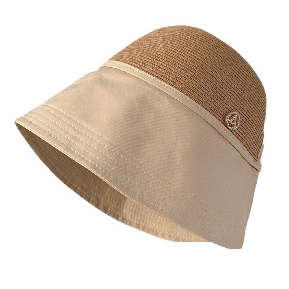 Sweet Shade Sun Caps Foldable  - Bucket Hat Straw ulasan dan harga