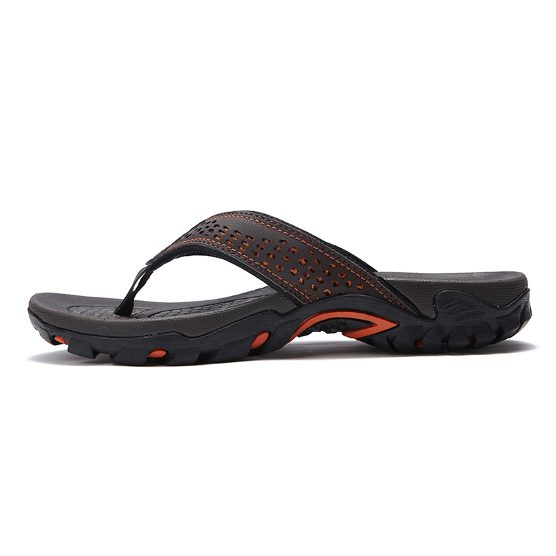Summer Flip Flops Men Shoes Ou - Flip Flop Leather Men ulasan dan harga