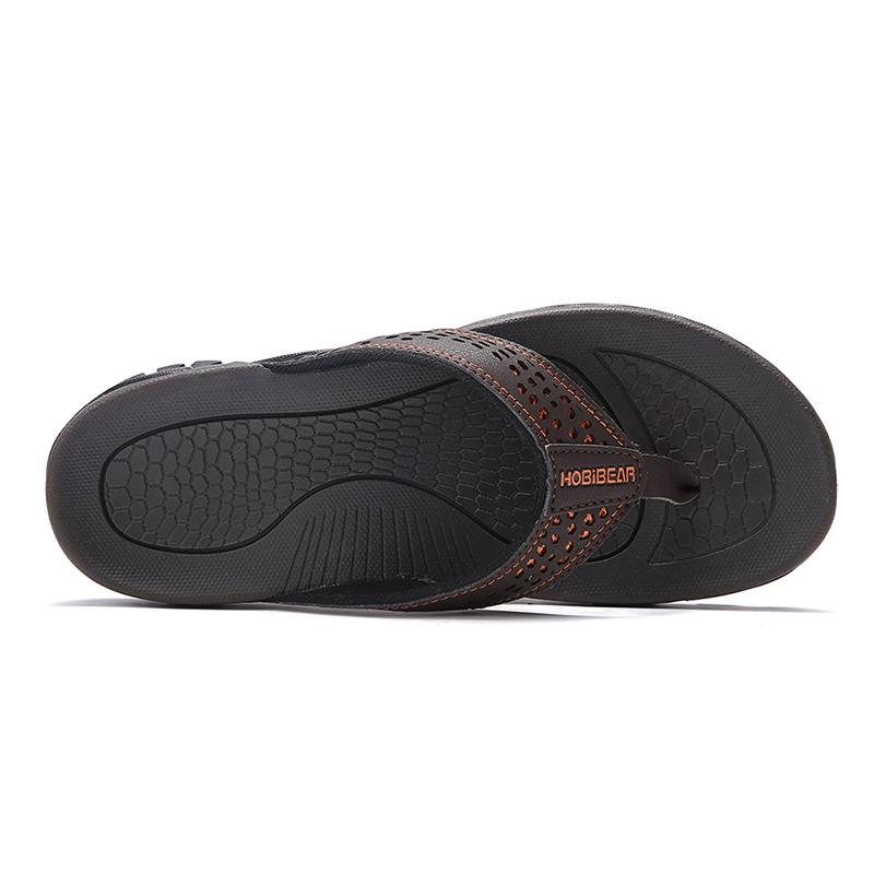 Summer Flip Flops Men Shoes Ou - Flip Flop Leather Men ulasan dan harga
