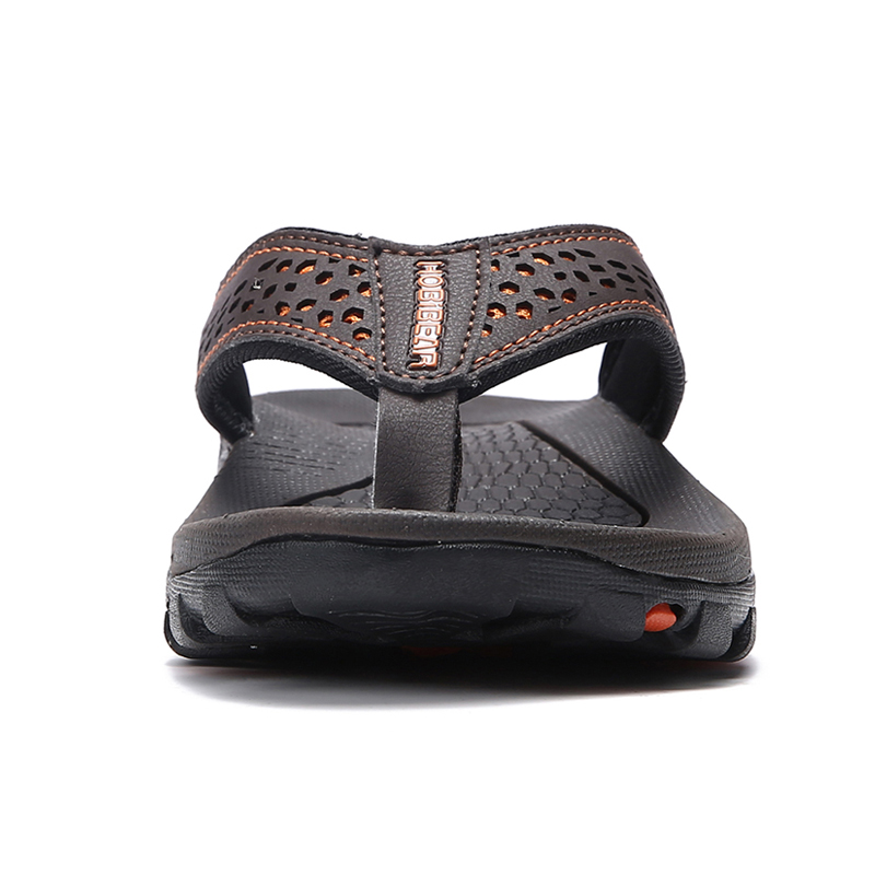 Summer Flip Flops Men Shoes Ou - Flip Flop Leather Men ulasan dan harga