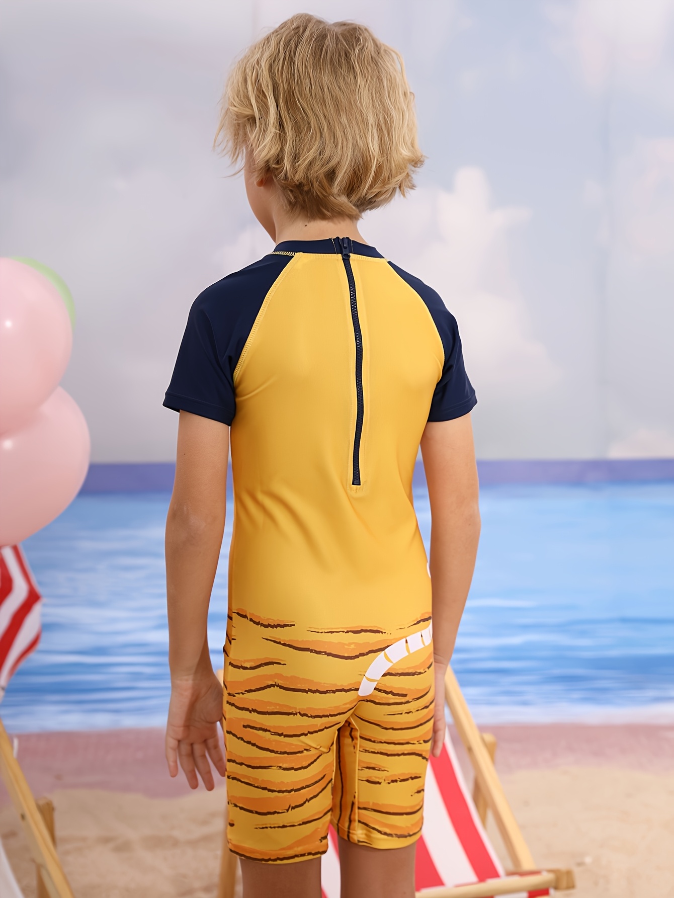 Cute Tiger Children's One-piec - Swim Trunk Quick Dry ulasan dan harga