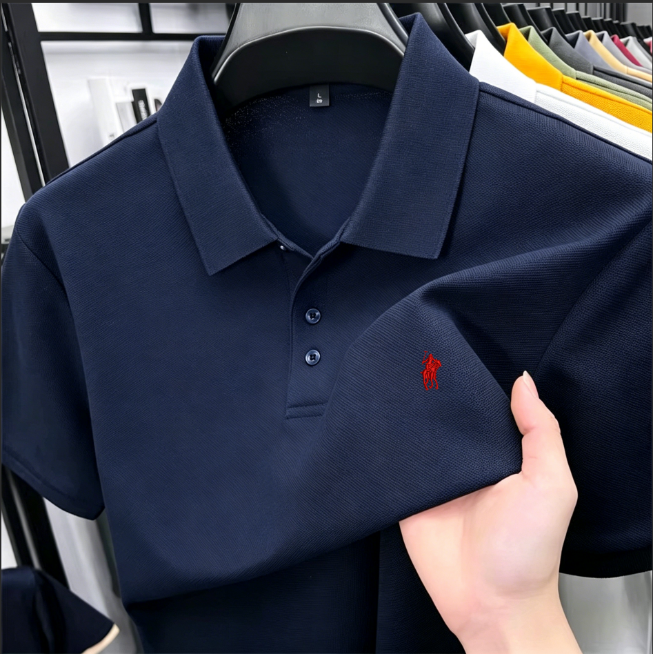 2026 Summer Men's Pique Cotton - Polo Shirt Pique ulasan dan harga