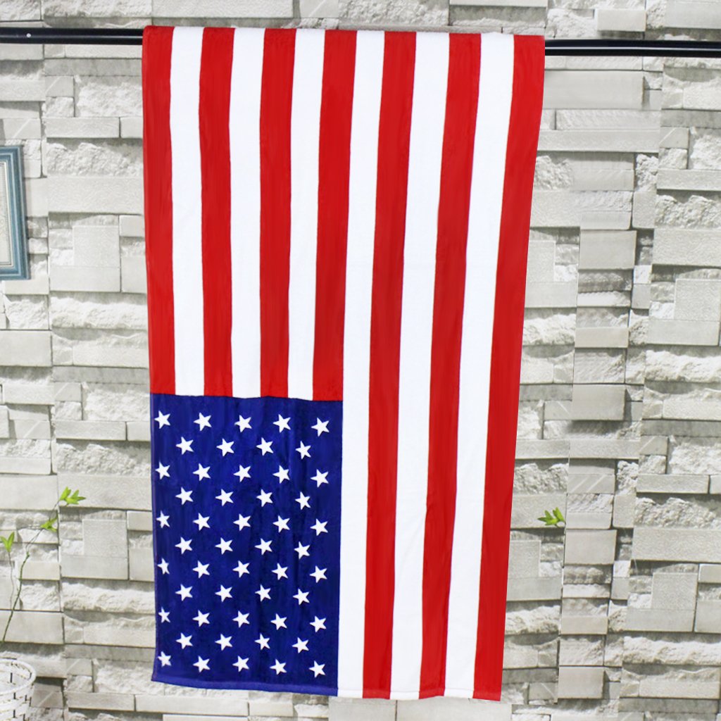 1pc USA American Flag Print Be - Beach Towel Large ulasan dan harga