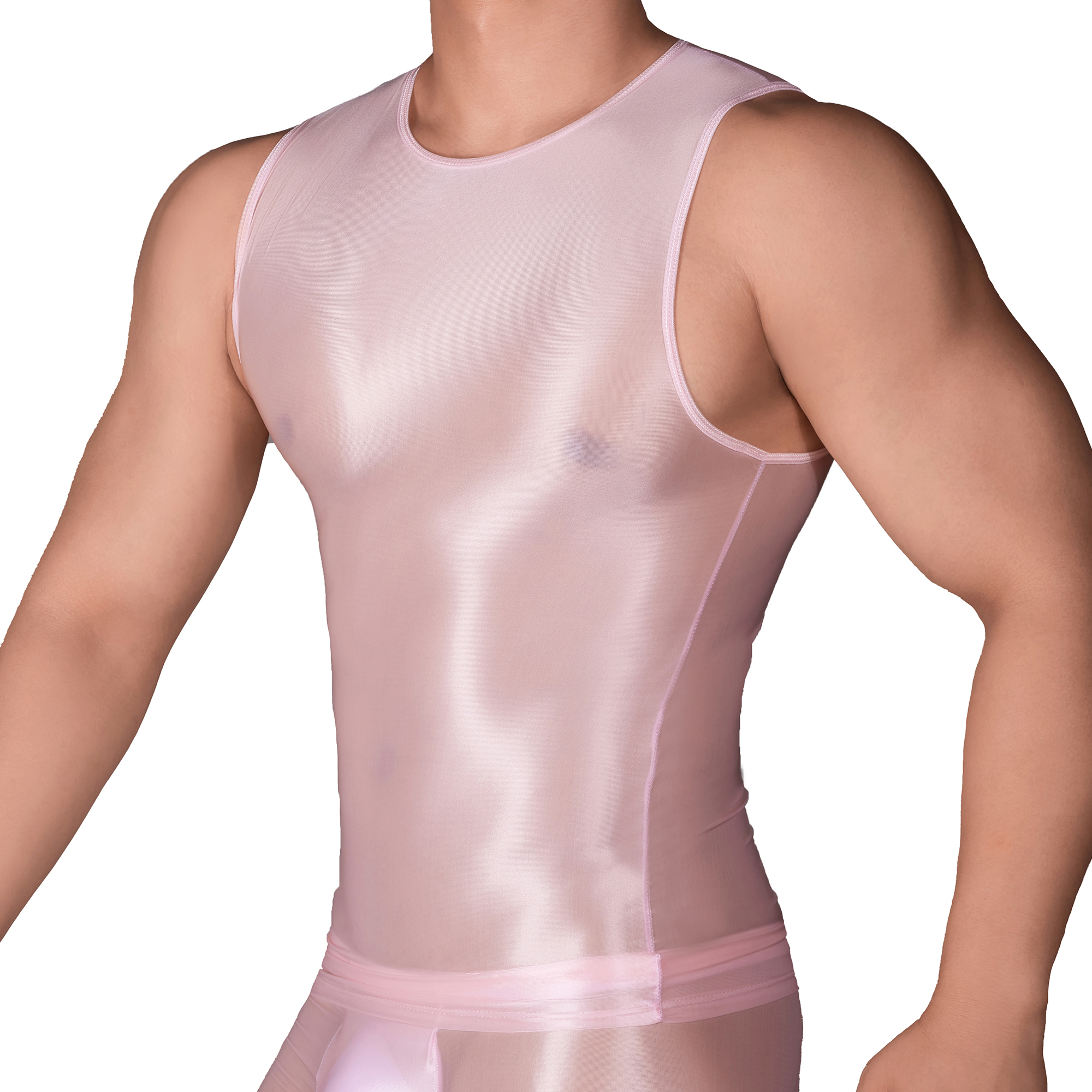Solid Color Men's Slim Smooth  - Tank Top Muscle ulasan dan harga