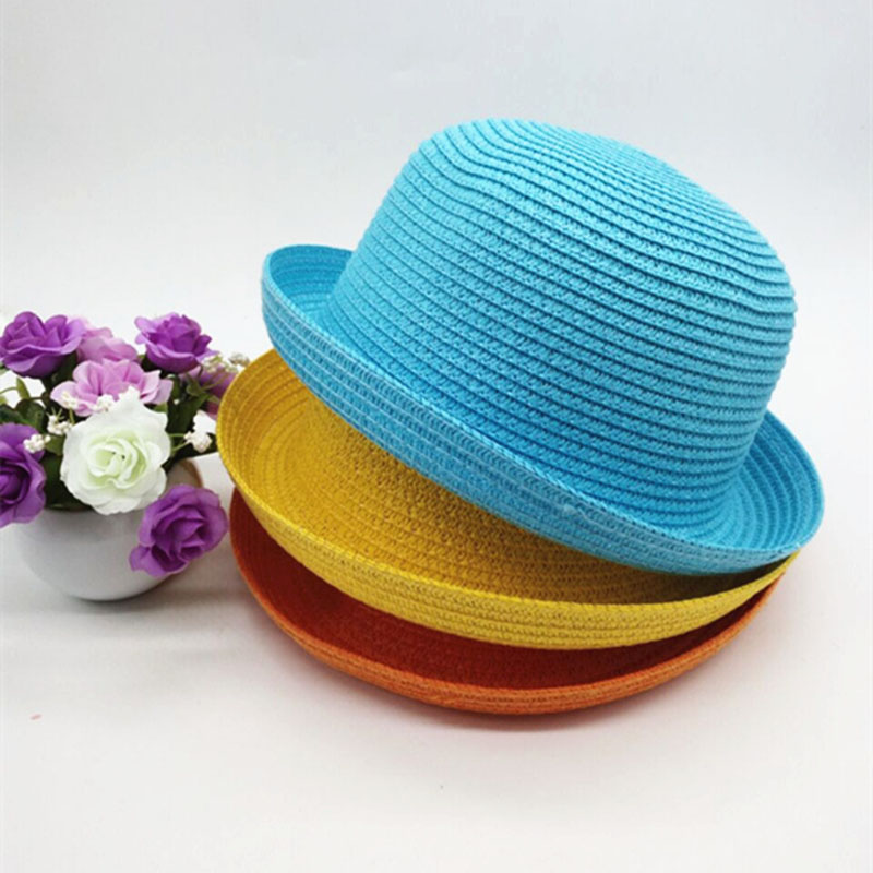 Parent-child Adult/Child Straw - Bucket Hat Straw ulasan dan harga