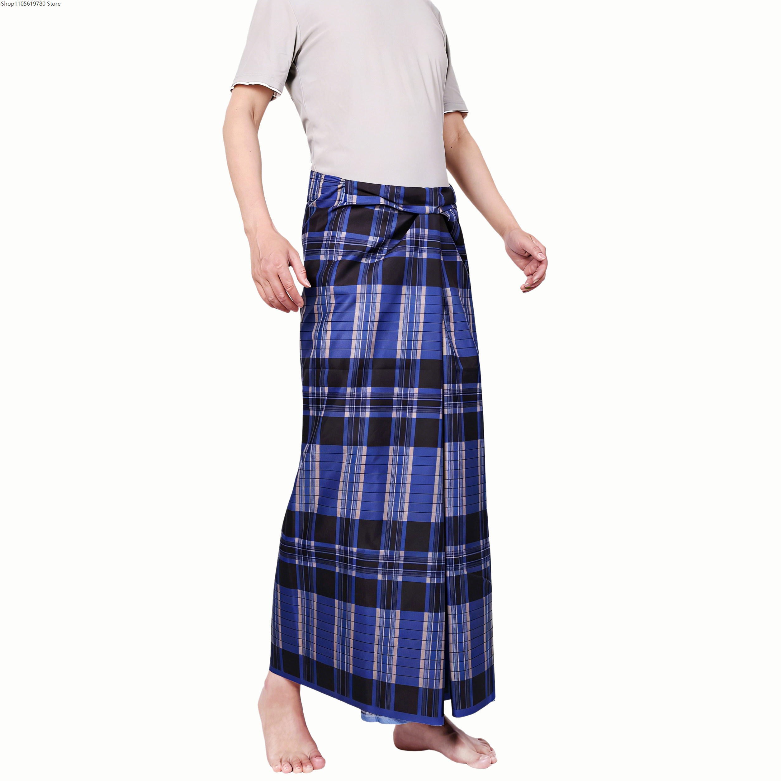 Ethnic Batik Sarong Wrap Skirt - Sarong Men Wrap ulasan dan harga