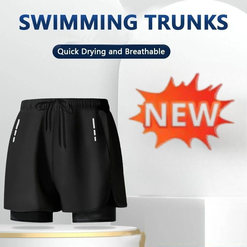 Men's Swim Trunks Quick Dry At - Swim Trunk Quick Dry ulasan dan harga