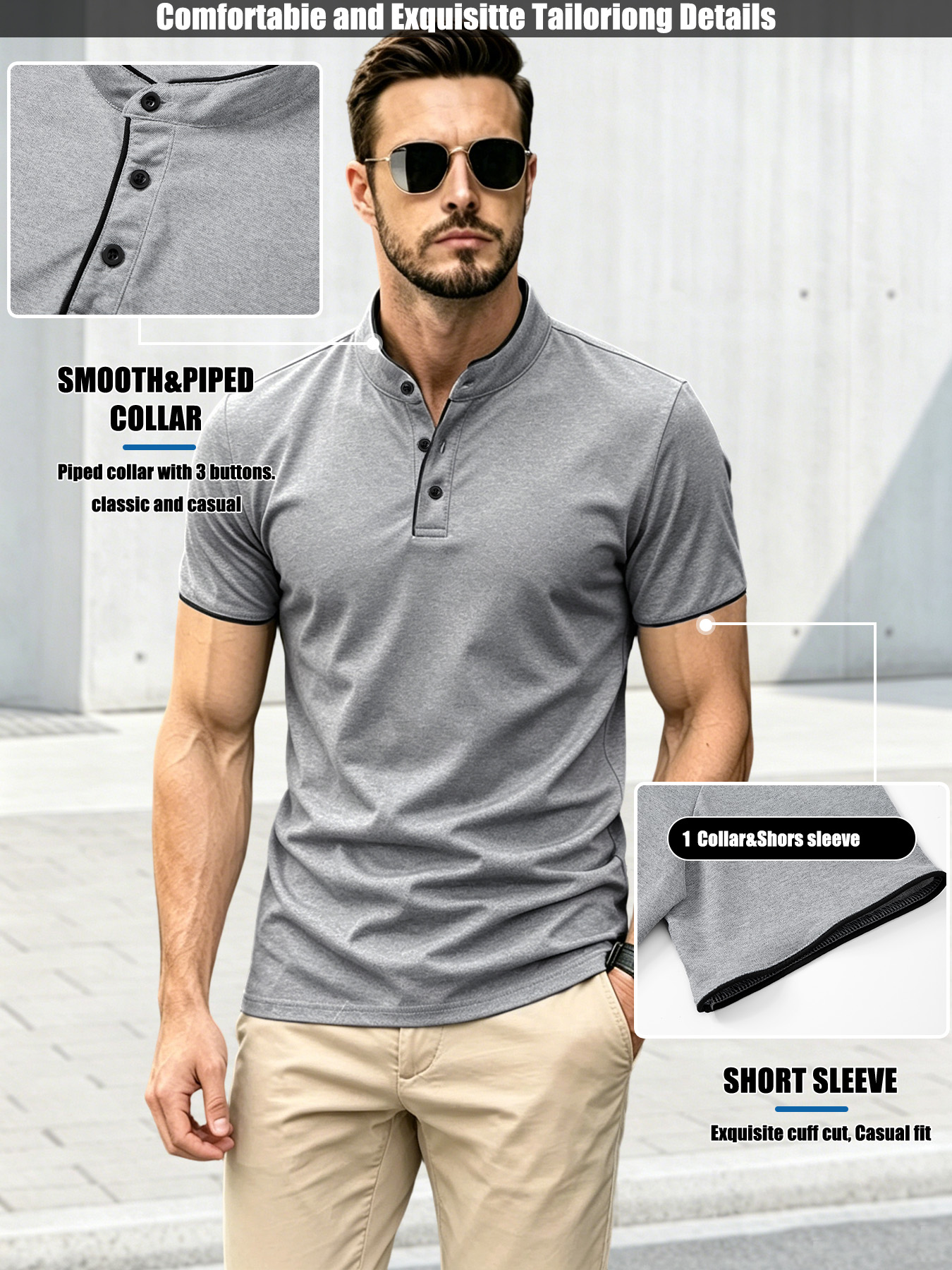 Mens 180g Honeycomb Pique Polo - Polo Shirt Pique ulasan dan harga