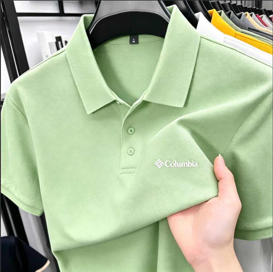MenLapel Polo Shirts Pique Cot - Polo Shirt Pique ulasan dan harga