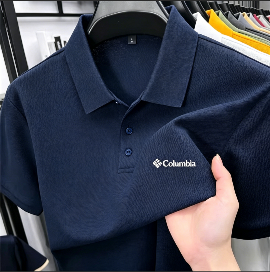 MenLapel Polo Shirts Pique Cot - Polo Shirt Pique ulasan dan harga