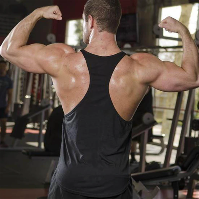 Mens Gym Bodybuilding Sport Cl - Tank Top Muscle ulasan dan harga
