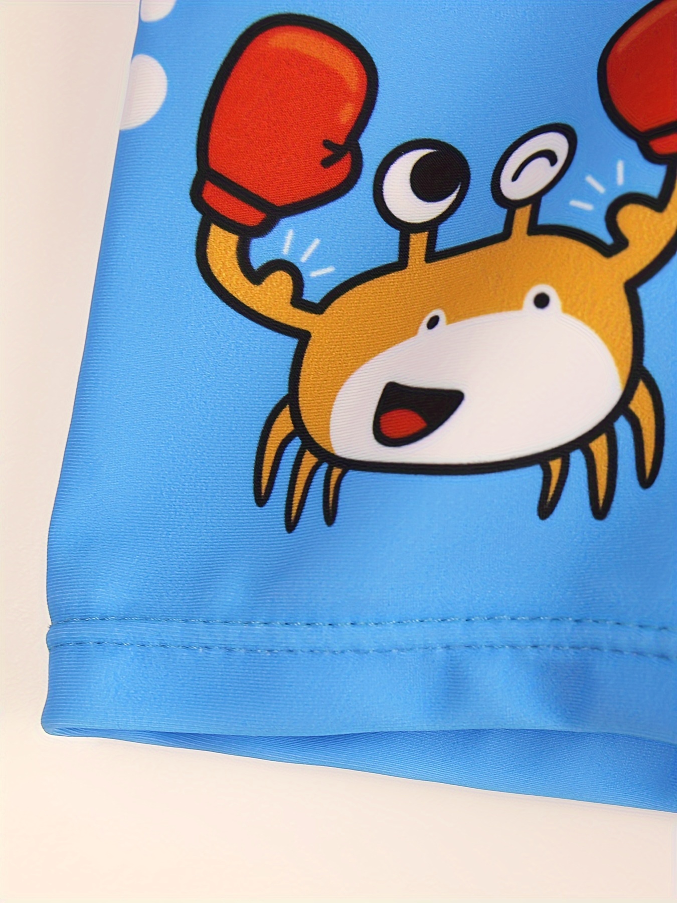 Cartoon Boxing Crab And Shark  - Swim Trunk Quick Dry ulasan dan harga